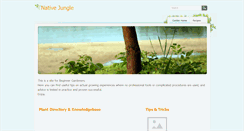 Desktop Screenshot of nativejungle.com